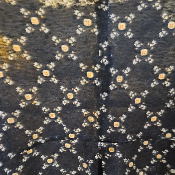 Torrid Blue and Orange Geometric Cardigan - Picture 8 of 10